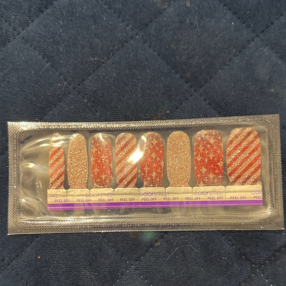 Color Street | Makeup | Color Street Red And Gold Glitter Nail ...